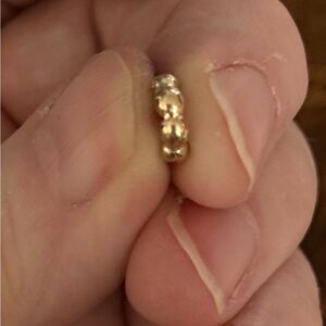 Pandora 14k solid gold bubble Beaded Bracelet Charm